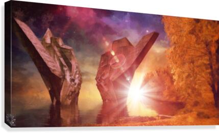 Monument Lake Canvas Print