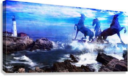 The Horses of Portland Canvas Print