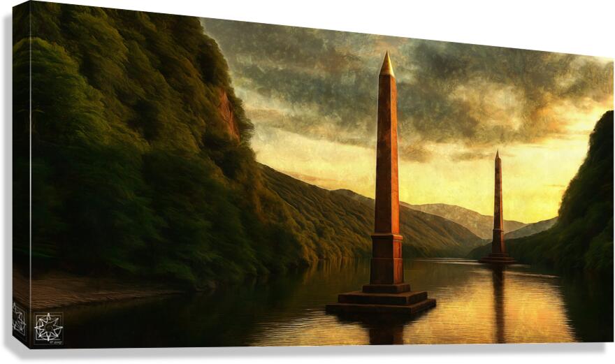 The Obelisks Canvas Print