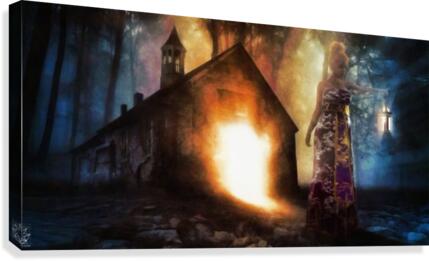 The Forest Witch Canvas Print