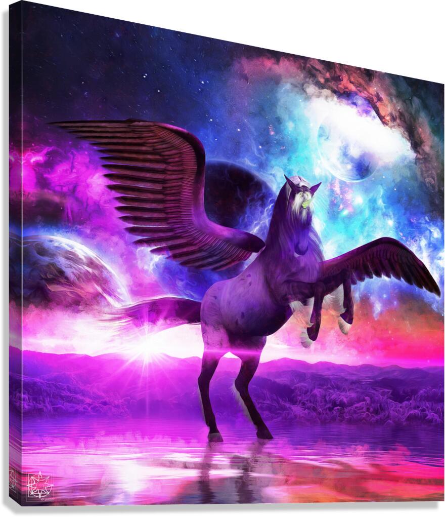 Winged Universe Canvas Print