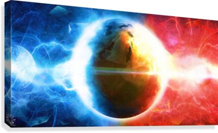 The Trinary System Canvas Print