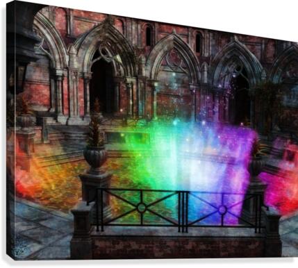 The Sparkling Pool Canvas Print