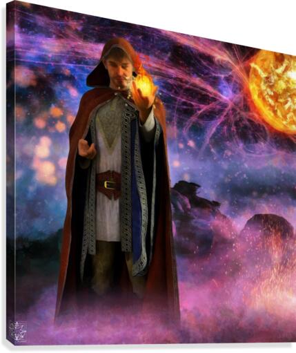 The Fire Witch Canvas Print