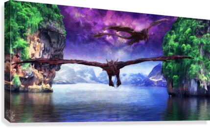 Wyvern Bay Canvas Print
