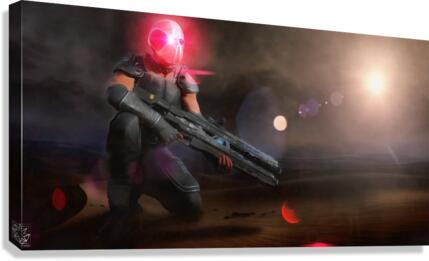Dust Warrior Canvas Print