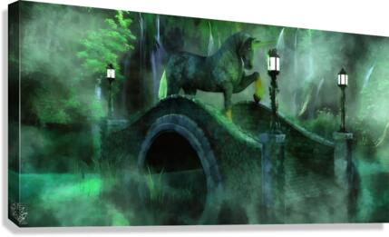 Unicorn Crossing Canvas Print