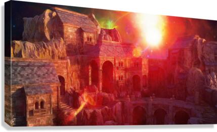 The Long Sunset Canvas Print