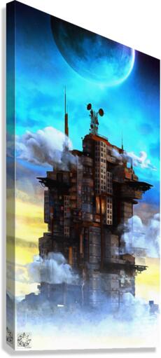 Blue Moon Canvas Print