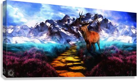 The Elder Stairs Canvas Print