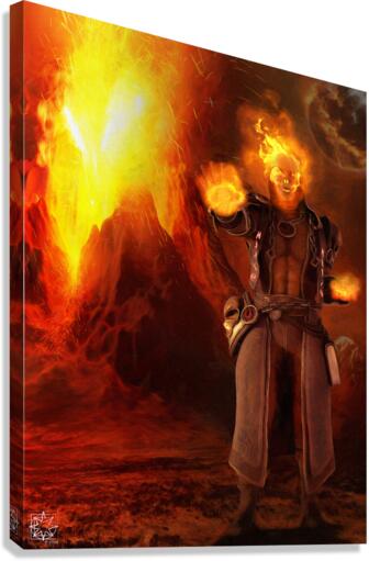 Infernal Canvas Print