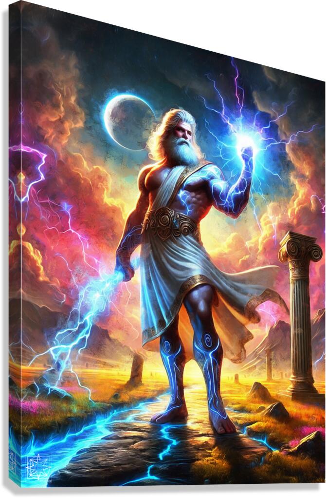 Lightnings Touch Canvas Print