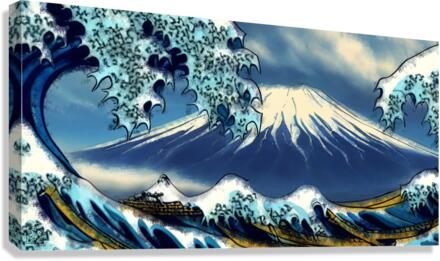 The Lesser Wave Canvas Print