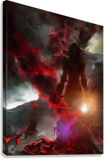 The Necromancer Canvas Print