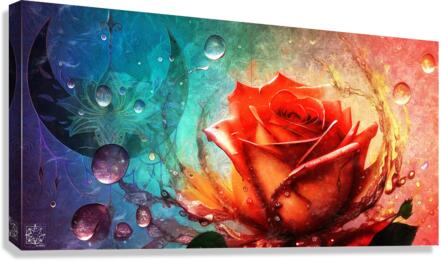 Infinite Rose Canvas Print