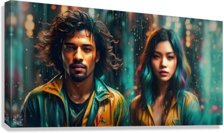 The Painted World  Canvas Print