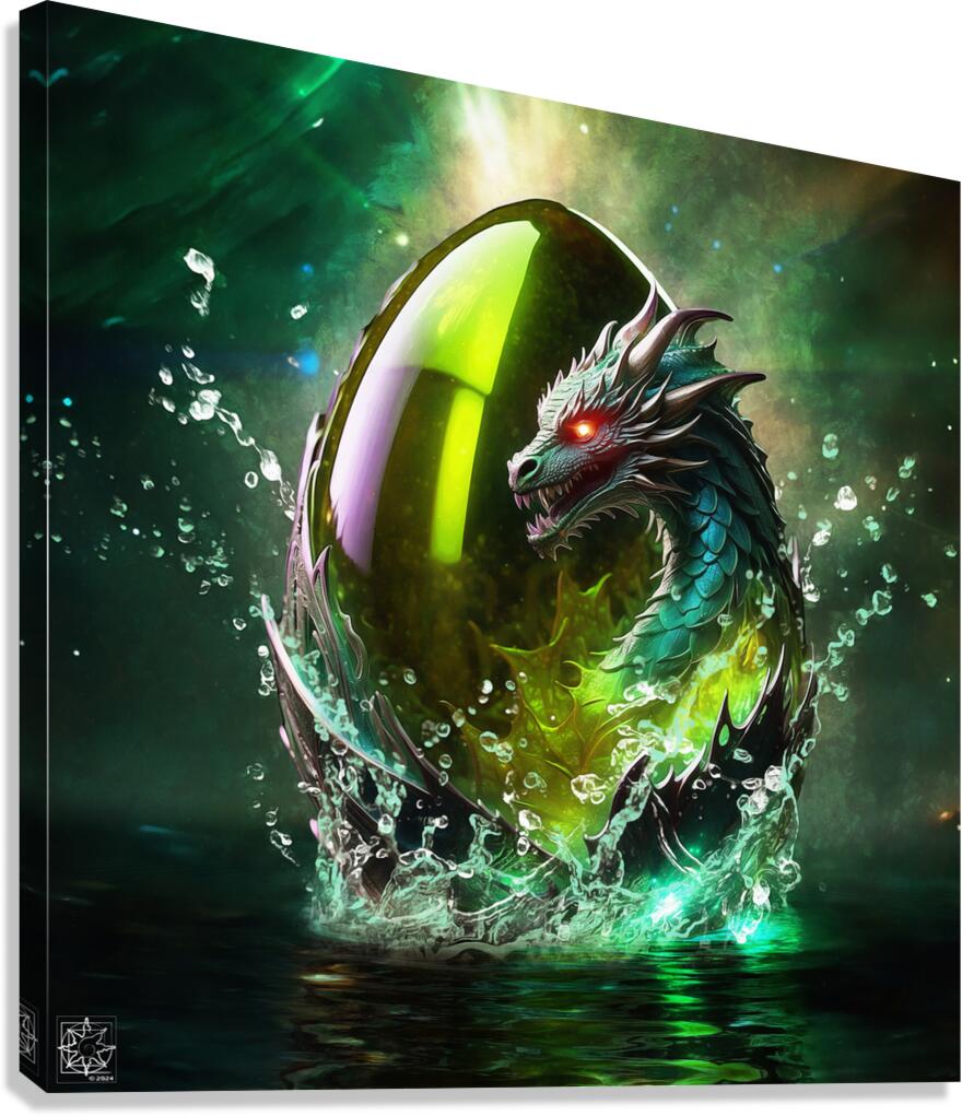 The Dragons Orb Canvas Print
