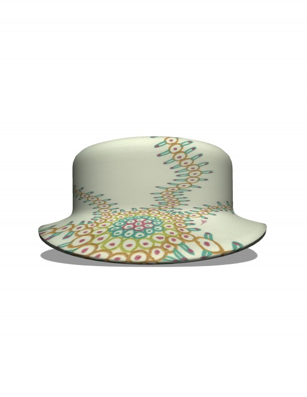 ABSTRACT DOODLE HAT 2 Print