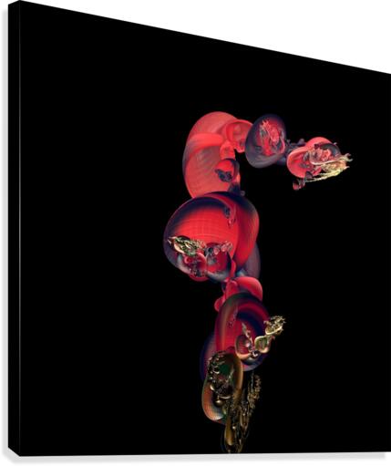 FRACTAL SMOKE Canvas Print