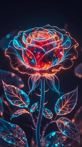 Celestial Crystal Rose