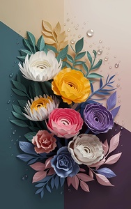 Whimsical Floral Elegance