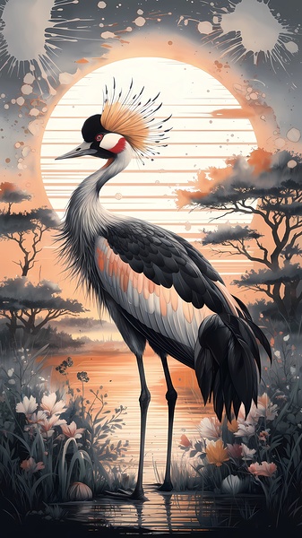 Regal Sunset Grace by RAHEEM