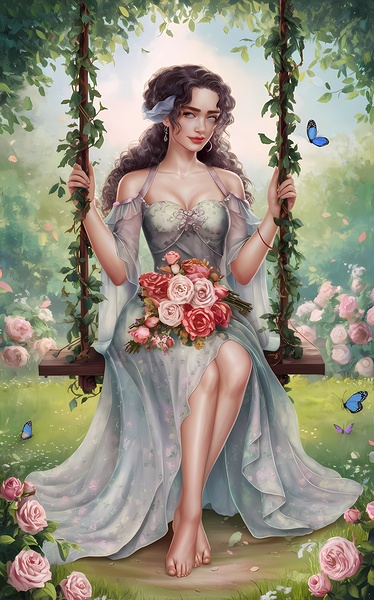 Whimsical Girl Bliss by RAHEEM