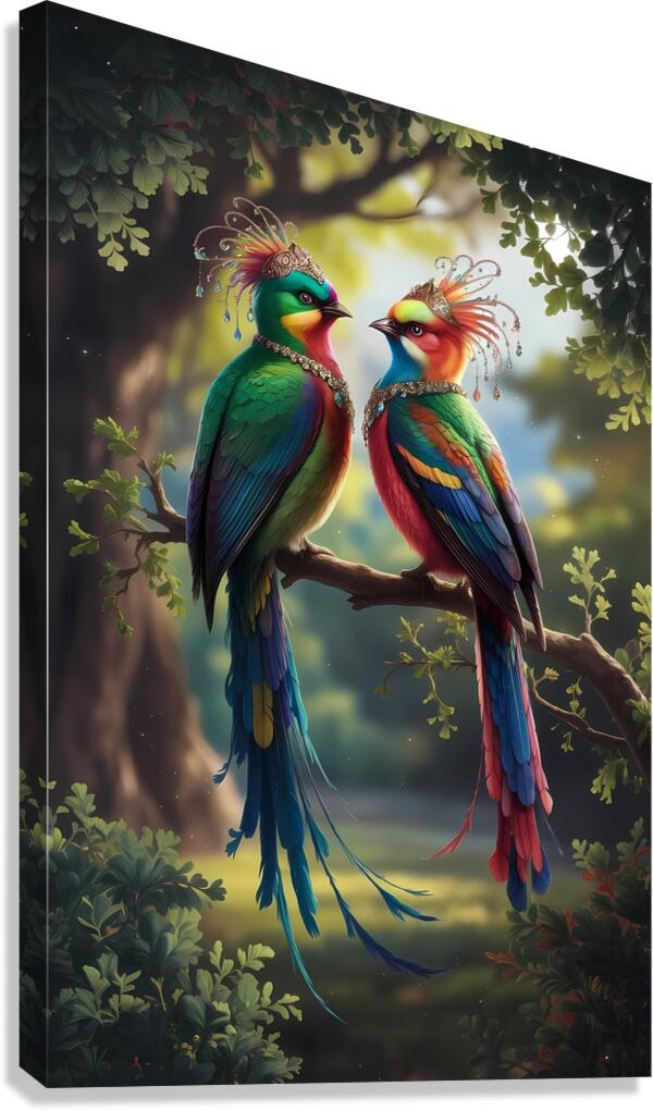Enchanted Royals Canvas Print