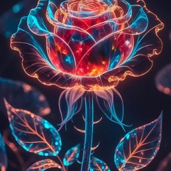 Celestial Crystal Rose