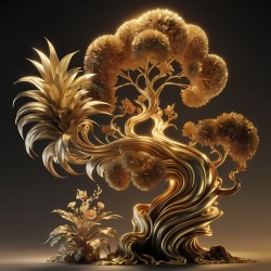 Golden Elegance: Baroque Nature