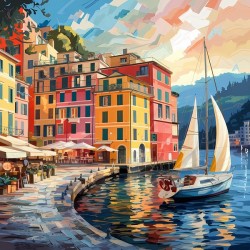 Sunlit Harbor Charm