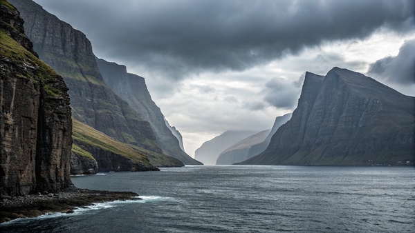 Towering Cliffs by the Sea by DesignTech