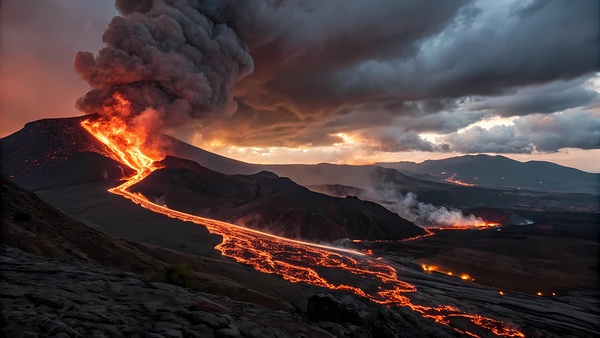 Rivers of Fire – Volcanic Fury Unleashed by DesignTech