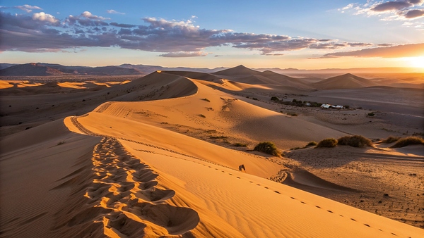 Sunset Over the Desert by DesignTech