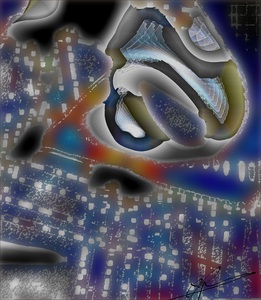 Burgeoning Blue Earthshine