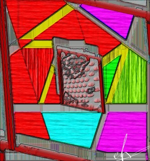 Multicolor HDPE Wood Carving