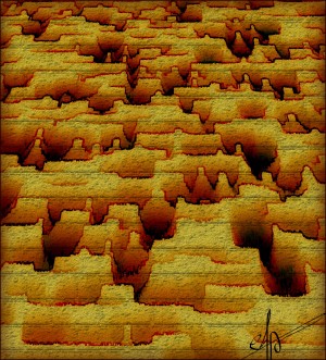 View of The Great Pyramid of Giza in Light Rain