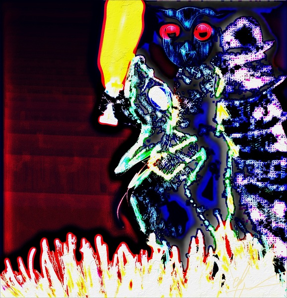 Andras Alight Print