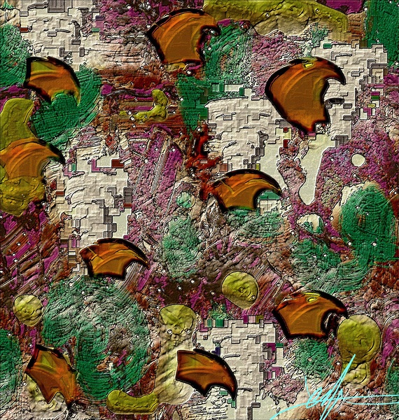 Predationary Outcrops Print