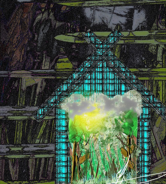 Woods in the Cabin Print