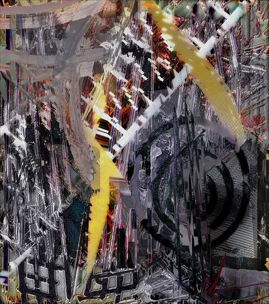 Slashed Seven Print