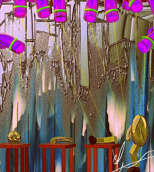 Assemblage Run Print