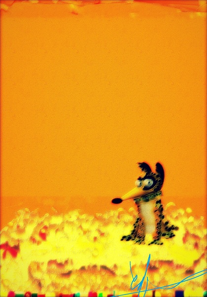 Rufferto2D2 Hallucinates in the Pinnacles Desert by Ed Purchla