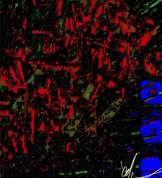 ACRES BURNING Print