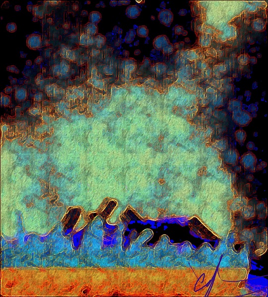 As Violins Fill With Water Print