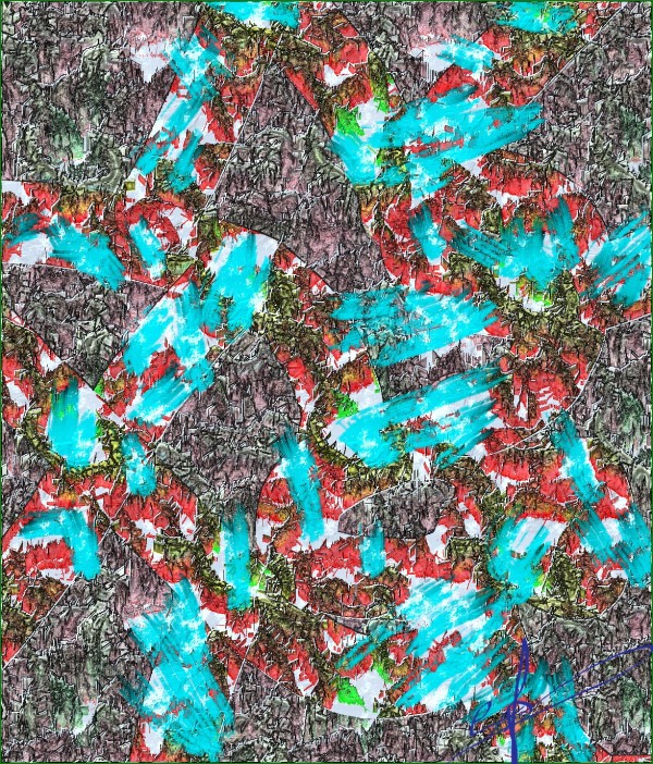Blenderized Landscape Print