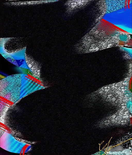 Blot Redaction Print