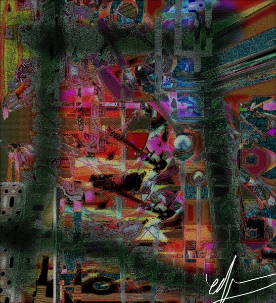 Contrary the Emerald Quiteness Print