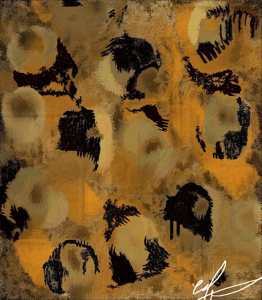 Decomposing Apricots Print