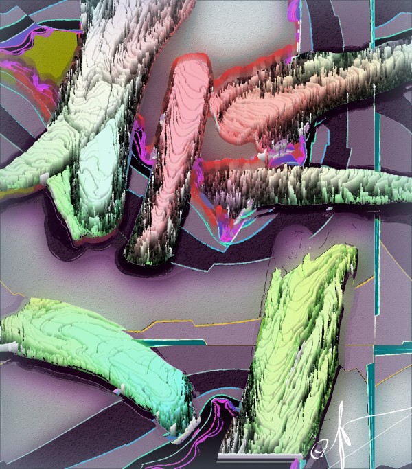 Digital Detritus 2045 Print